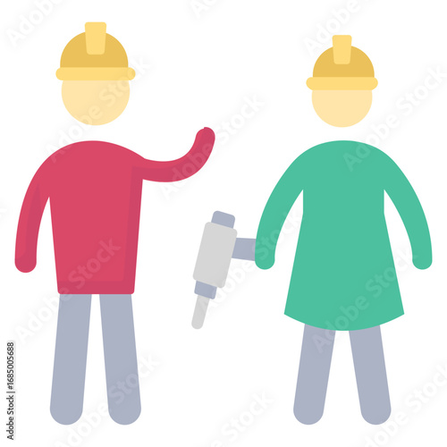 drill machine Vector Icon which can easily modify or edit