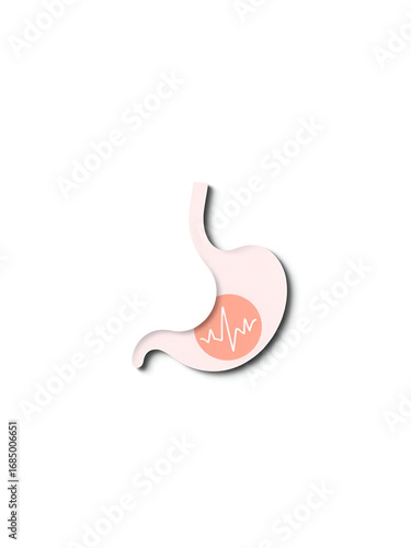stomach care logo icon vector isolated