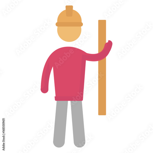 Architect Vector Icon which can easily modify or edit