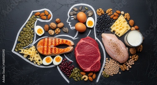 Bodybuilding foods fueling a strong physique