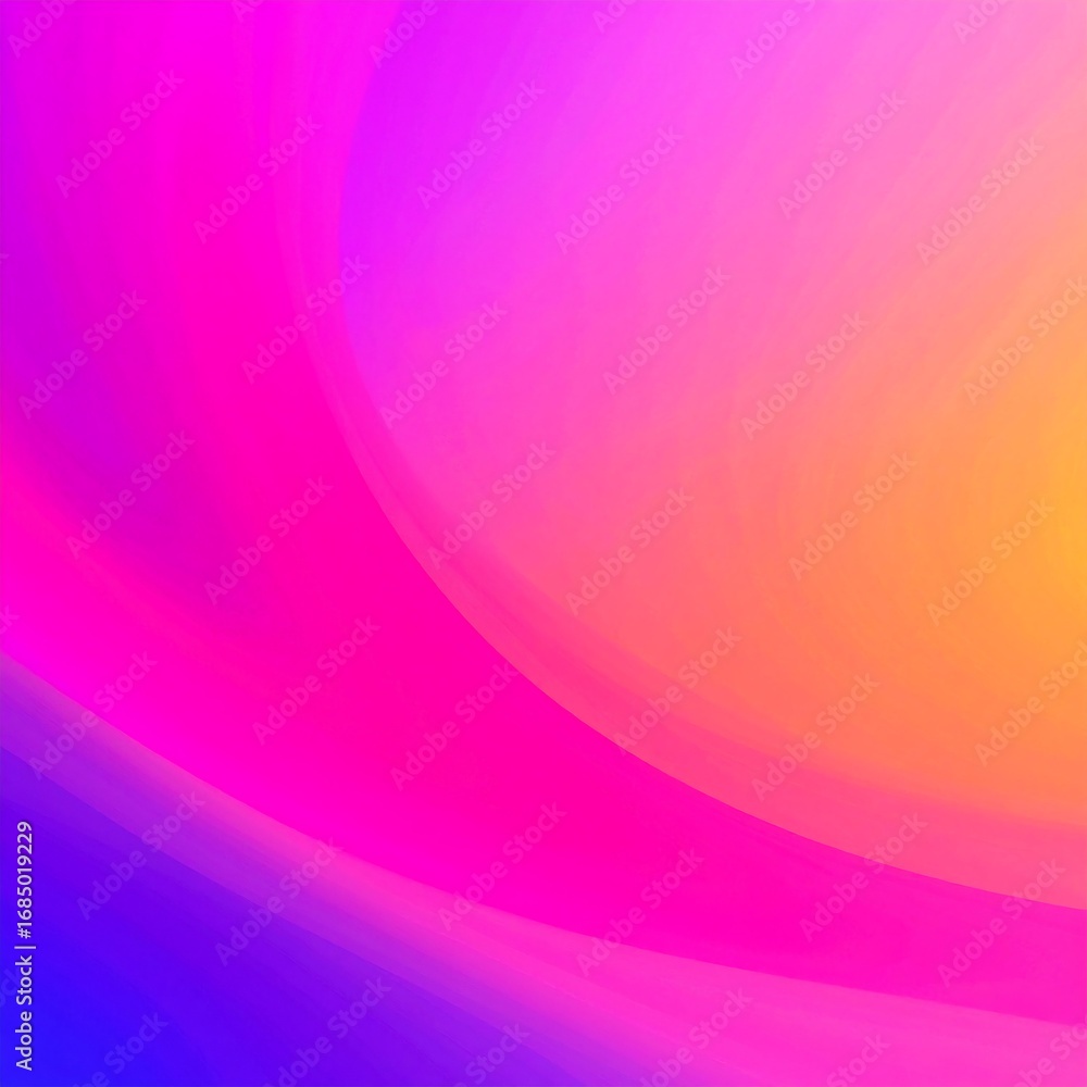 Fototapeta premium Abstract vibrant gradient curves