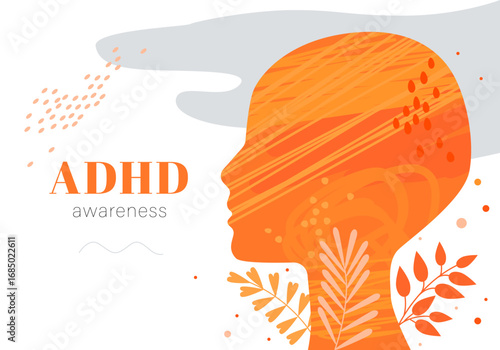 ADHD concept. Attention Deficit Hyperactivity Disorder