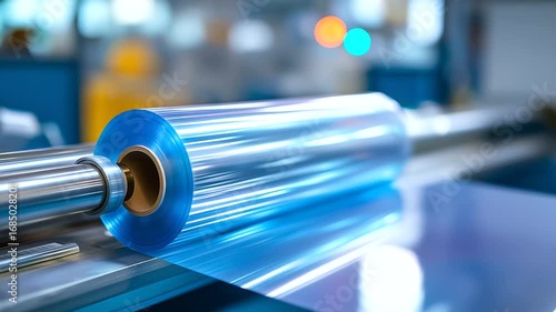 An ultra-thin glass production line creates flexible substrates for foldable electronic displays. A sheet of impossibly thin, flawless glass is shown being handled by specialized r