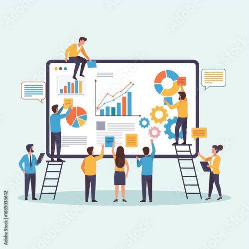 Teamwork and Data Analysis Collaborative Efforts in Business and Statistics for Successful Outcomes