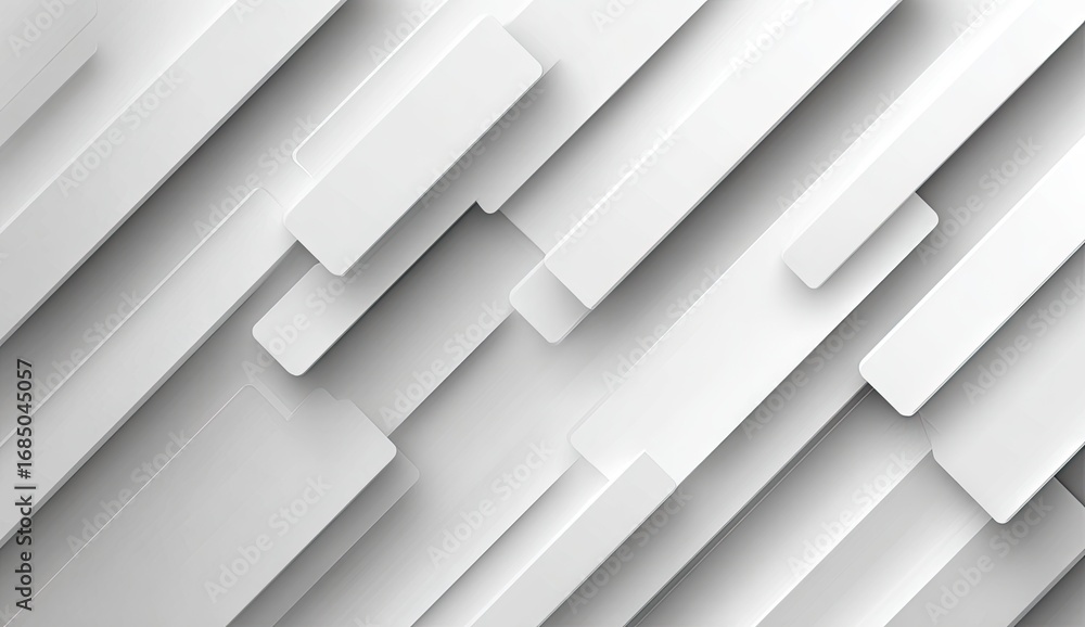 Obraz premium Abstract Geometric White Background