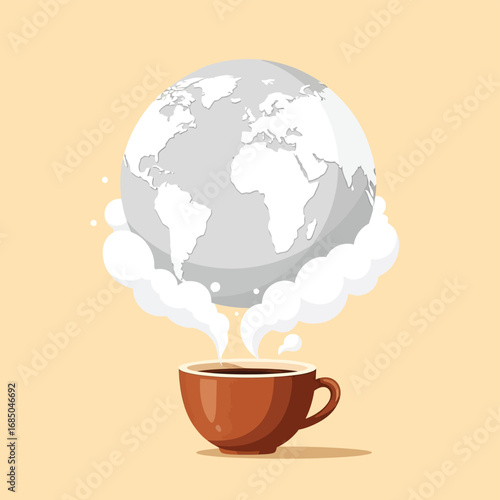 Global Coffee A Cup of Earth's Wonders, a Unique Drink for Worldly Adventures