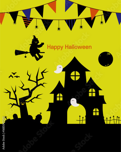 해피 할로윈 축제 파티 일러스트 02