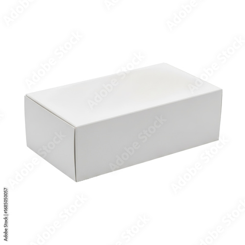 Wallpaper Mural Photo of a plain white cardboard box, isolated on a transparent background Torontodigital.ca