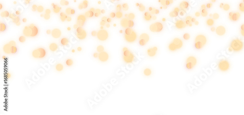 Blur golden bokeh light glowing effect