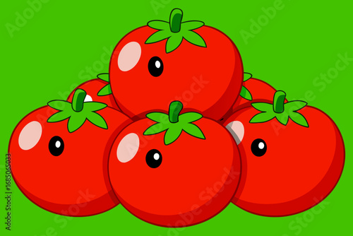 Fresh red ripe tomatoes against isolate. Tomato slice. fresh tometo with water drop.bunch the red tometos isolated.