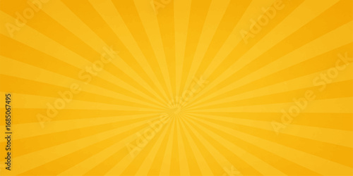 Wallpaper Mural Orange sun rays background with bright sunlight and warm summer sunburst design Torontodigital.ca