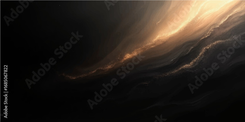 Abstract light background with sky clouds and glowing dark blue space atmosphere