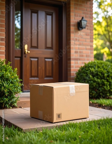 Package at a front door