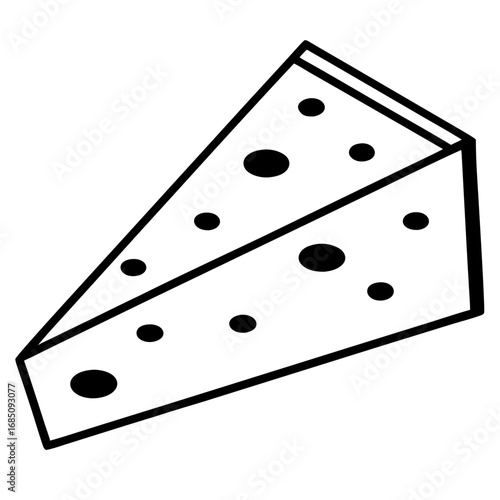 Cheese Slice Illustration
