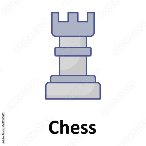 Chess Vector icon which can easily modify or edit