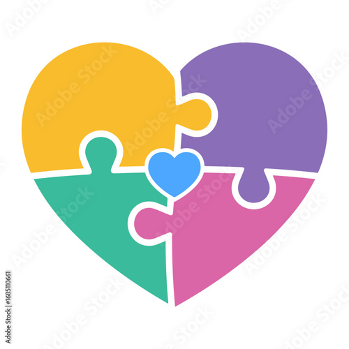 Coração de Autismo