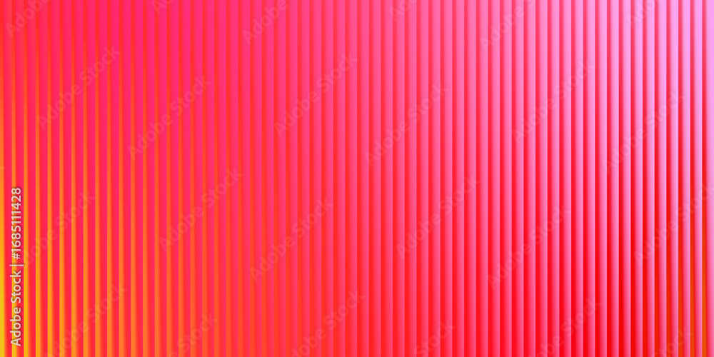 Obraz premium Red and Yellow Vertical Ribbed Gradient Background