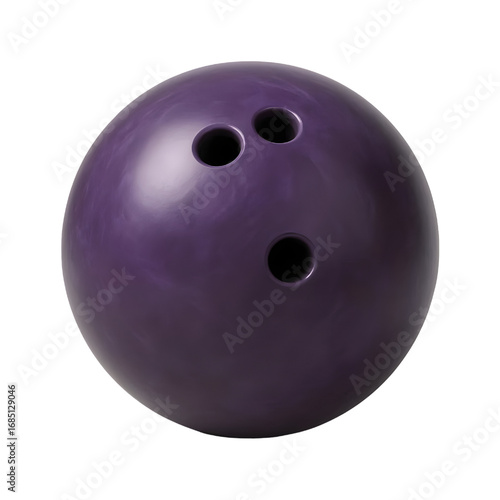 3D BOWLINGBALL isolated on white background
