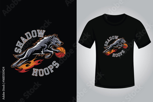 BASKETBALL STREETWEAR T SHIRT DESIGN