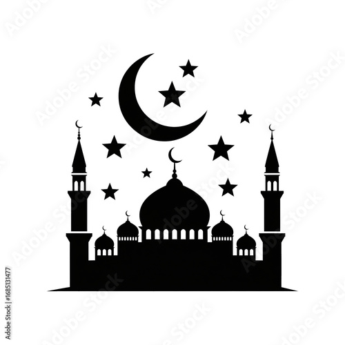 mosque silhouette