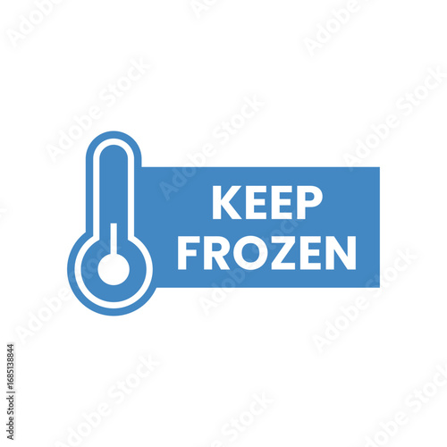 Frozen Product Cold Shipping Symbol