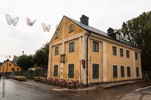 Uppsala, Sweden - 2 October 2022: House of Carl Linnaeus. Today is a museum