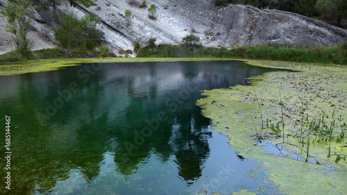 Landscape at the natural monument of 