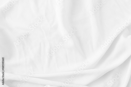 Wallpaper Mural White Fabric Texture with Soft Folds and Creases for Background Use Torontodigital.ca
