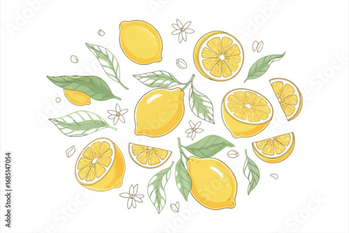 Fresh Lemon Illustration