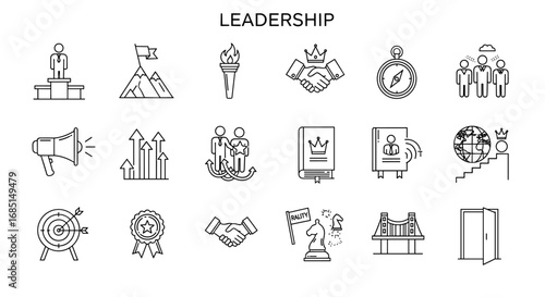 Leadership and Management Icons