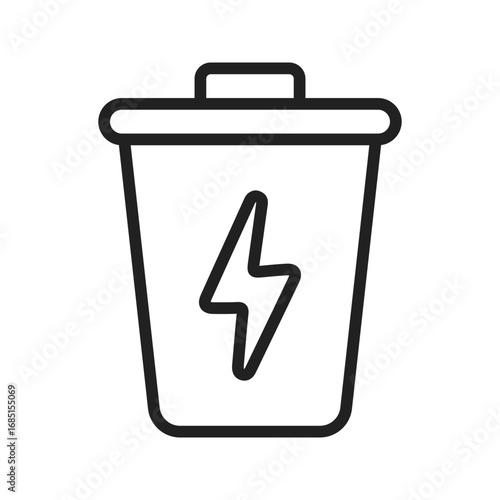 Waste-to-Energy Plant icon vector image. Suitable for mobile apps, web apps and print media.