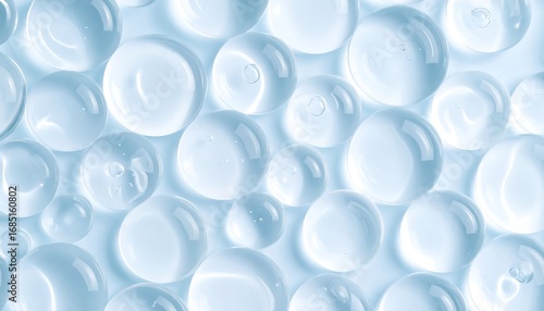 Wallpaper Mural Pale blue, translucent circles Torontodigital.ca