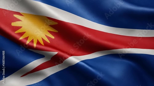 Wallpaper Mural National flag waving Torontodigital.ca