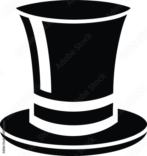 black hat isolated on white