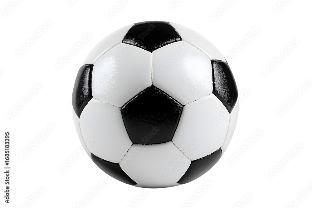 Fototapeta premium Classic soccer ball isolated on white background 