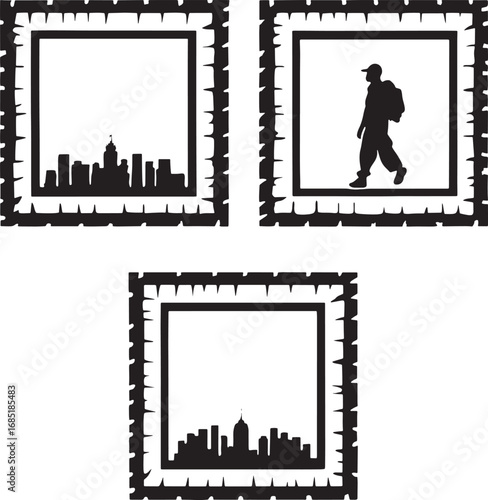 Urban Explorer's Journey Through Cityscapes