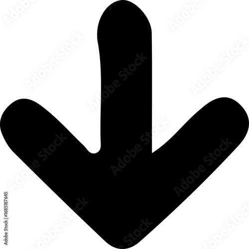 Stylized hand-drawn reload refresh cycle arrow icon.