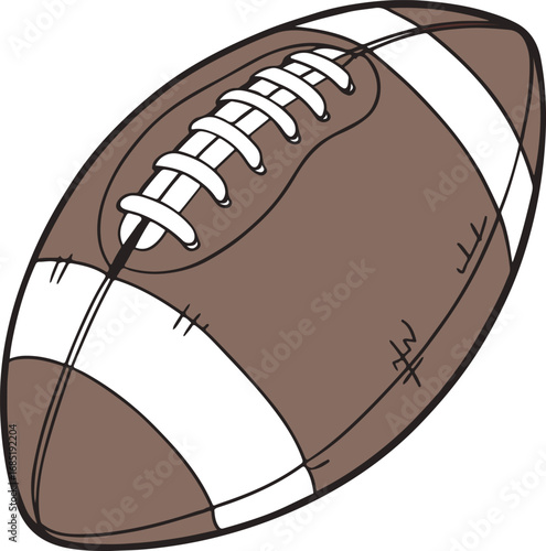 american football vector illustration