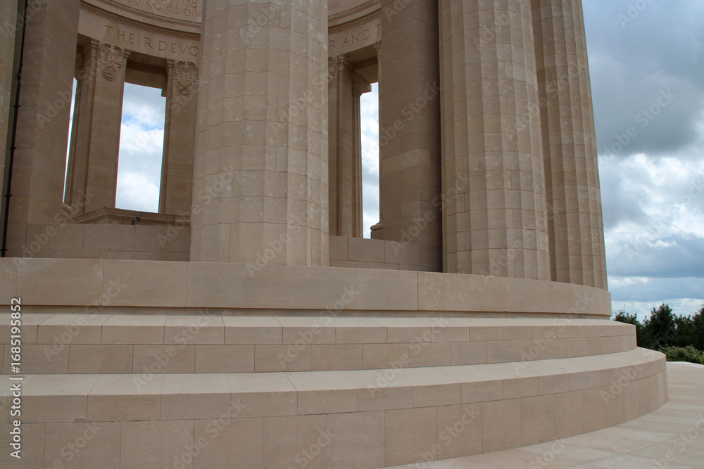 Fototapeta premium american war monument at the butte de montsec in lorraine in france 