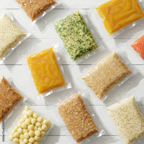 真空パックの彩り豊かな食卓