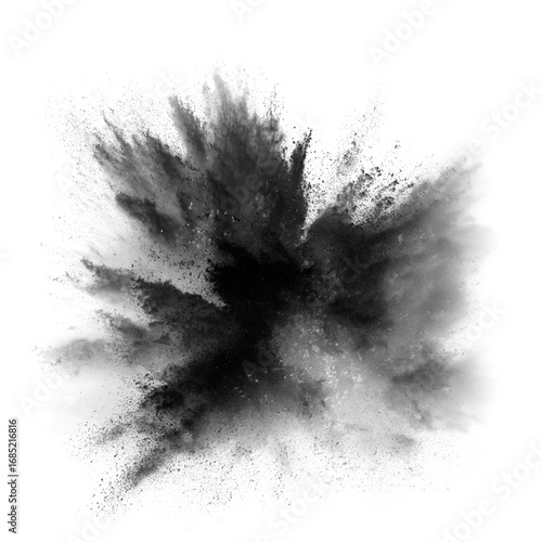 Black Fog Dust Transparent Background