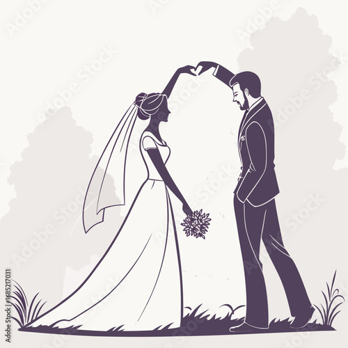 bride and groom