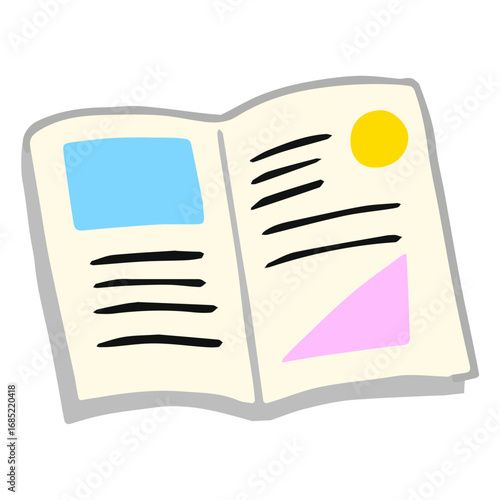 図形の描かれた教科書
