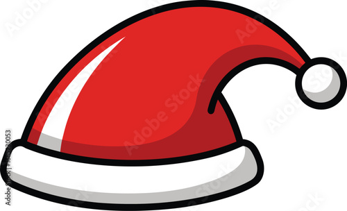 Santa Claus hat vector design. Christmas hat illustration