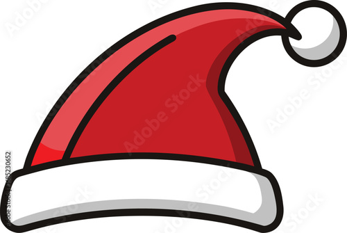 Santa Claus hat vector design. Christmas hat illustration