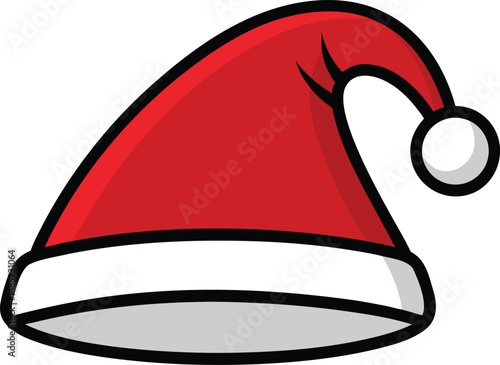 Santa Claus hat vector design. Christmas hat illustration