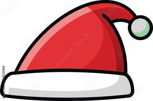 Santa Claus hat vector design. Christmas hat illustration