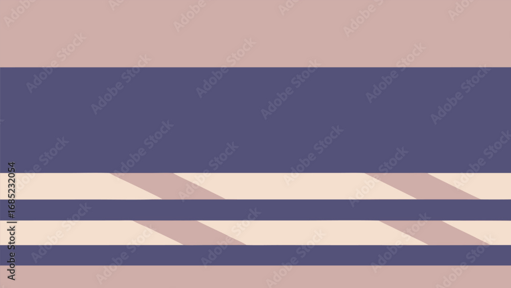 Fototapeta premium Horizontal Stripes and Diagonal Blocks in Muted Pastel Colors background geometric