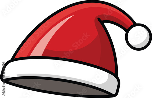 Santa Claus hat vector design. Christmas hat illustration
