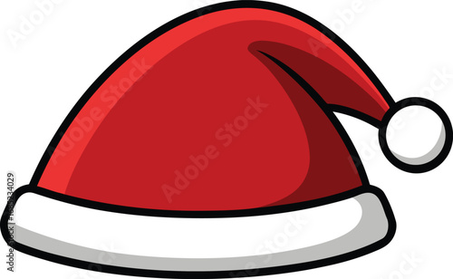 Santa Claus hat vector design. Christmas hat illustration